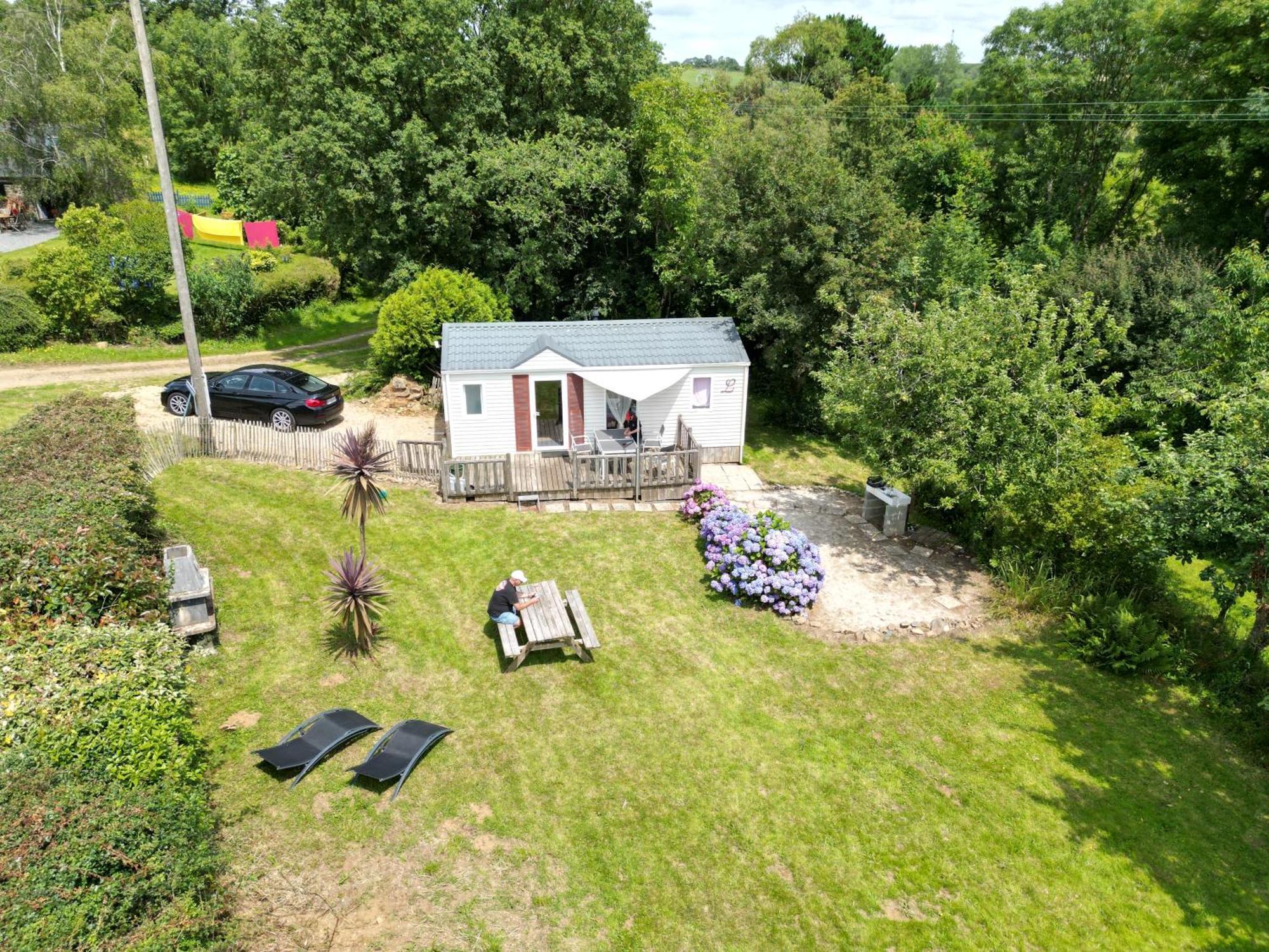 Mobil-Home A La Campagne Le Faou Kültér fotó
